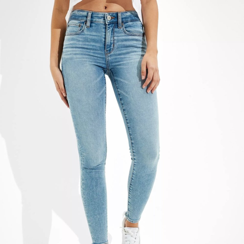 * AMERICAN EAGLE  Ne(x)t Level Soft Knit High-Waisted Jegging SIZE 8